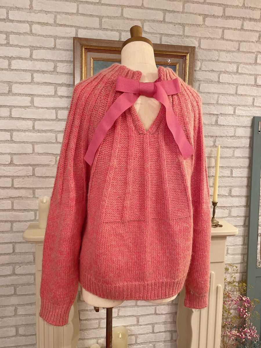 品質は非常に良い MAX&Co. ピンク ニット セーター 倉科カナ着用