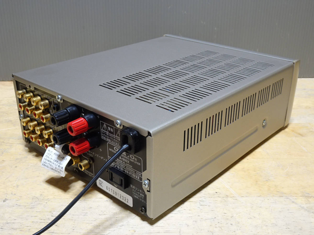 ONKYO 高音質プリメインアンプ INTEC205 A-909X 動作良好 item details