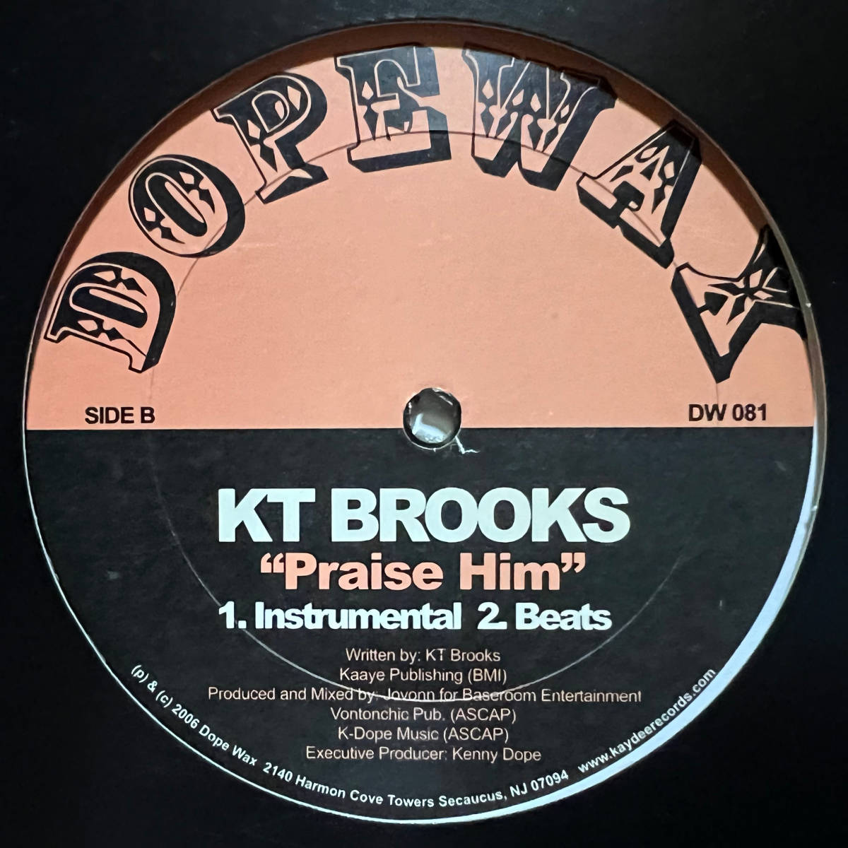 KT Brooks - Praise Him Dope Wax Kenny Dope