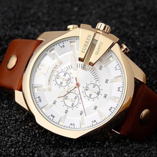 MV012:Curren メンズクォーツ時計 トップブランド 高級デザイナー腕時計 海外ブランド品_画像5