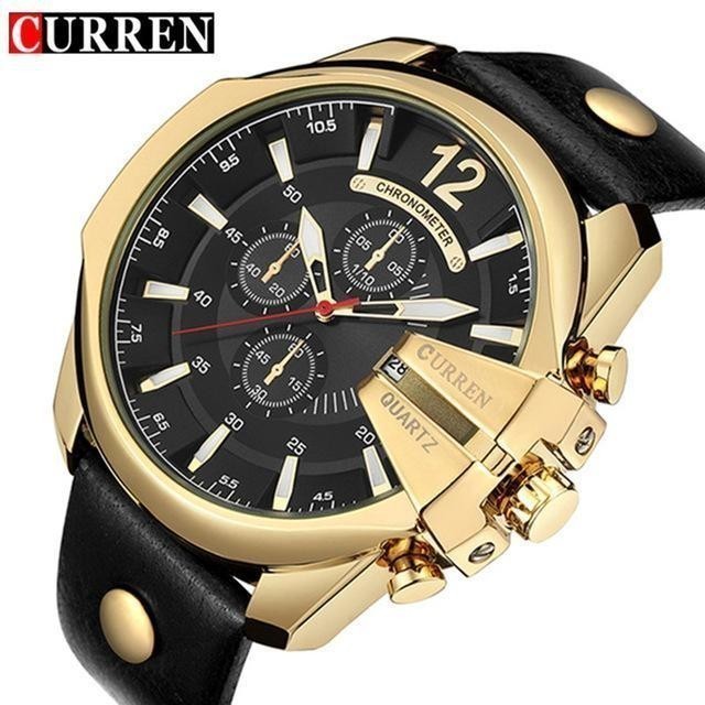 MV012:Curren メンズクォーツ時計 トップブランド 高級デザイナー腕時計 海外ブランド品_画像3