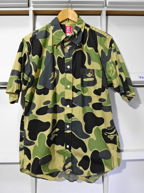 70％OFF】 シャツ 半袖 CAMO ABC BIG 【L】 BAPE 初期 猿迷彩