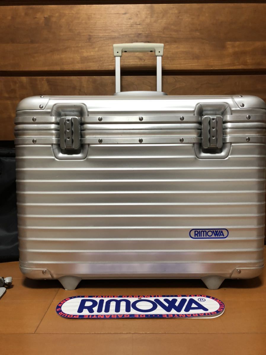 1円 スタート 廃盤 RIMOWA リモワ パイロットトローリー トパーズ ...