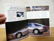 希少 80年代 1988年 輸出用 米国 アメリカ マツダ MAZDA サバンナRX-7 FC3S 前期 左ハンドル カタログ スポーツカー 旧車 当時物_画像10