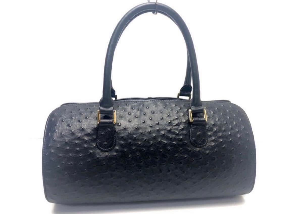 PayPayフリマ|美品 DES ROSA オーストリッチ革 本革 ハンドバッグ オンラインストア-通販 美品!オーストリッチ 革 ボストンバッグ ボストンバッグ