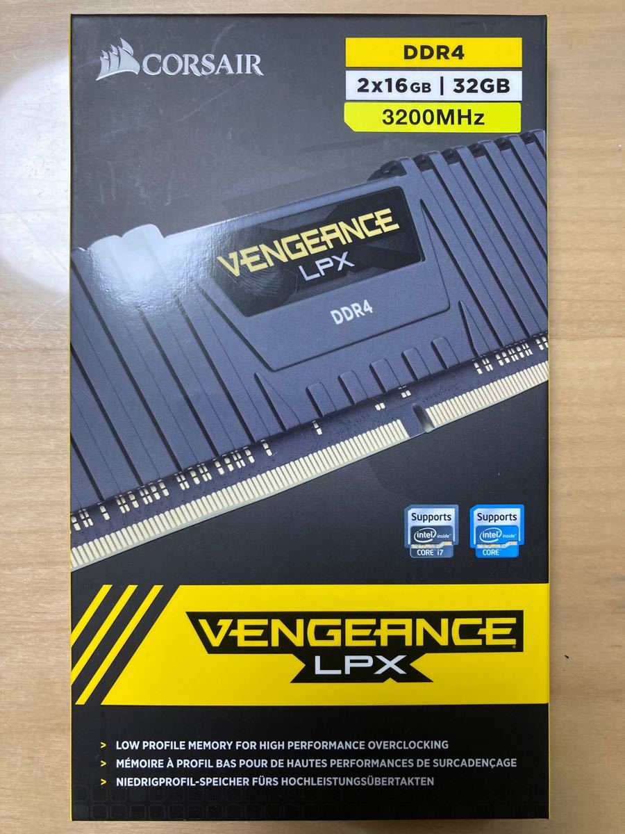 Corsair Vengeance LPX Black DDR4 PC4-25600 32GB（16GBx2）