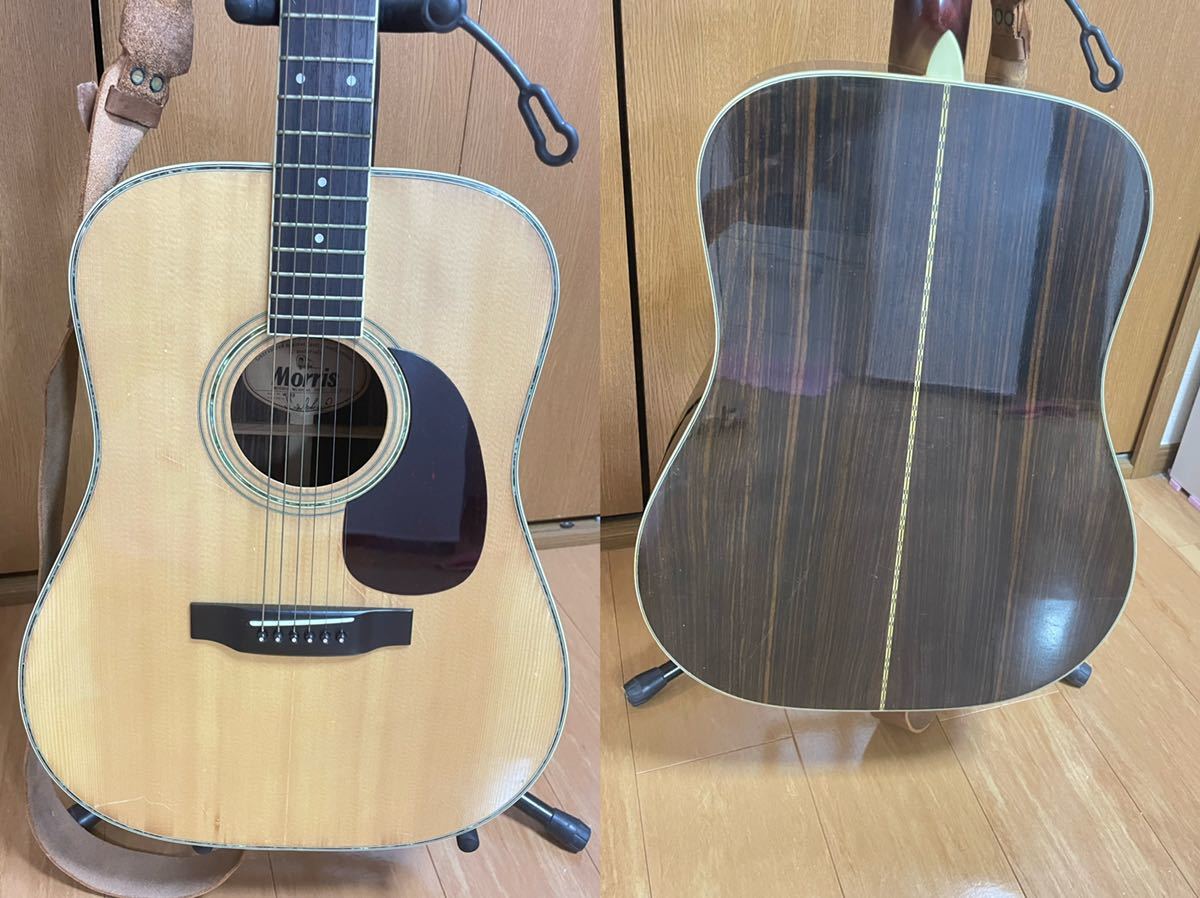 i▢ Morris/モーリス W-30 アコースティックギター ハードケース付