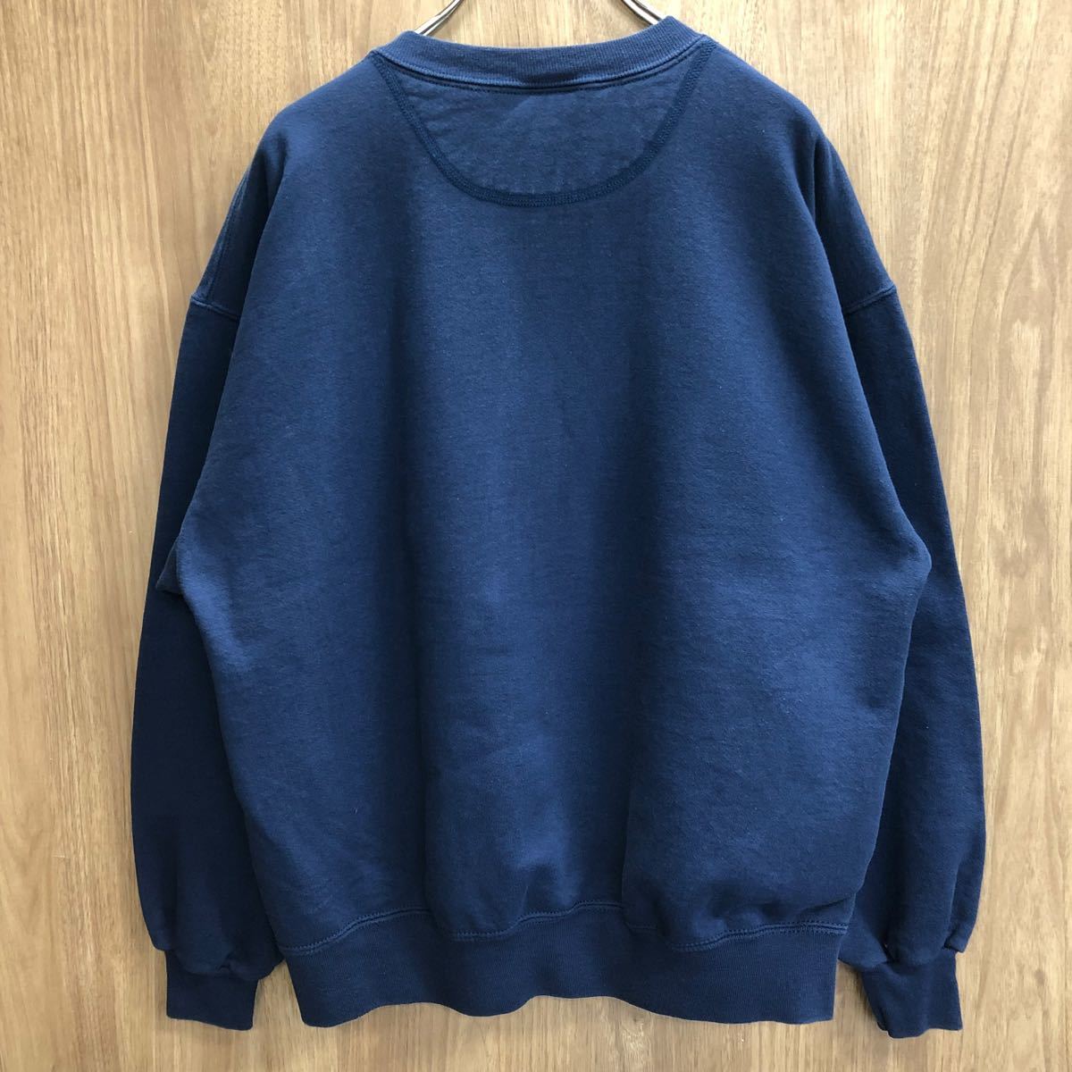 【JERZEES】made in USA パッチワーク ワッペン刺繍 スウェット 長袖 ヴィンテージ トレーナー 裏起毛