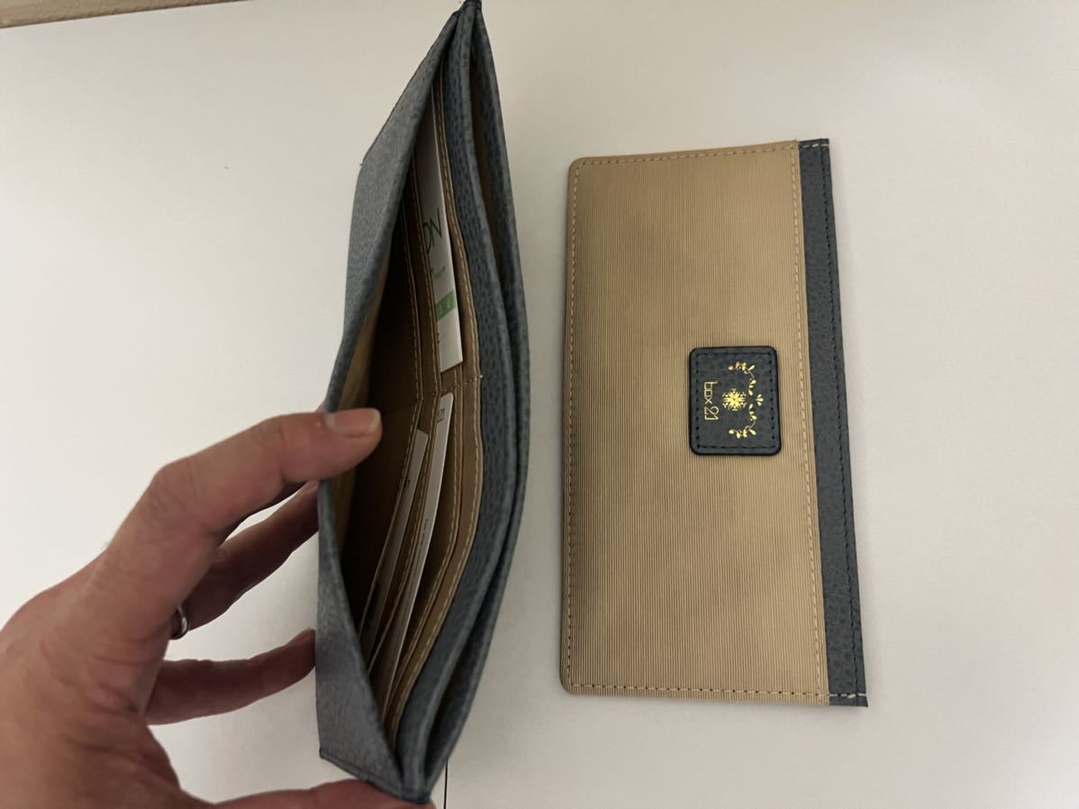 ANVOCOEUR アンヴォクール ブルー 長財布 カードケース2点セット
