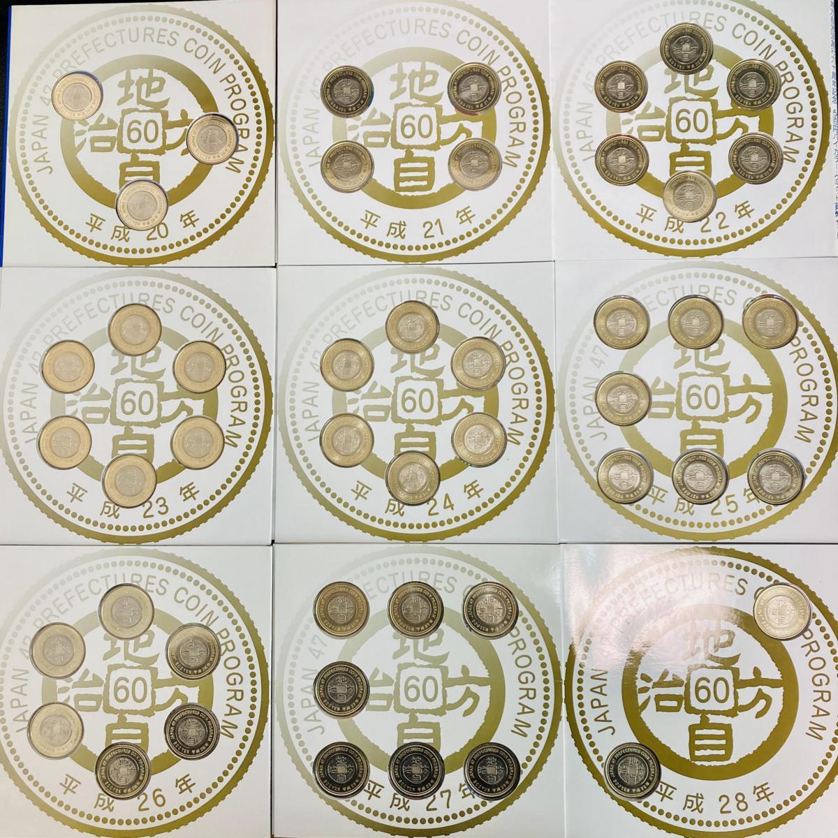 地方自治法施行60周年記念 500円 47都道府県 バイカラークラッド貨幣