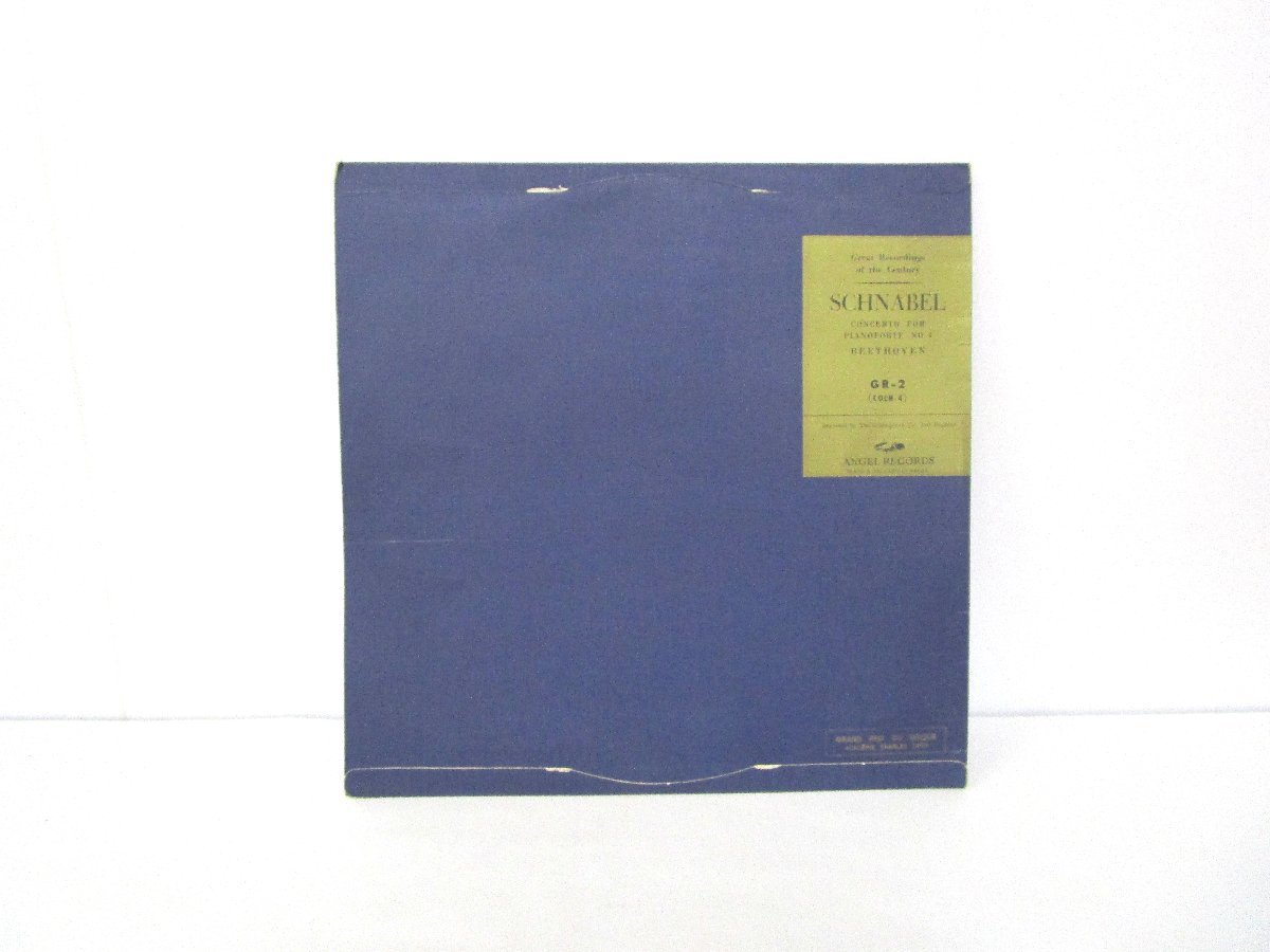 LP レコード SCHNABEL シュナーベル BEETHOVEN ベートーヴェン 【 VG 】 D217A_画像2