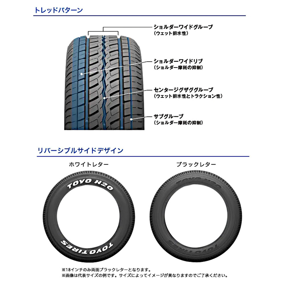 新しいブランド 本物保証! トーヨータイヤホワイトレター新商品215