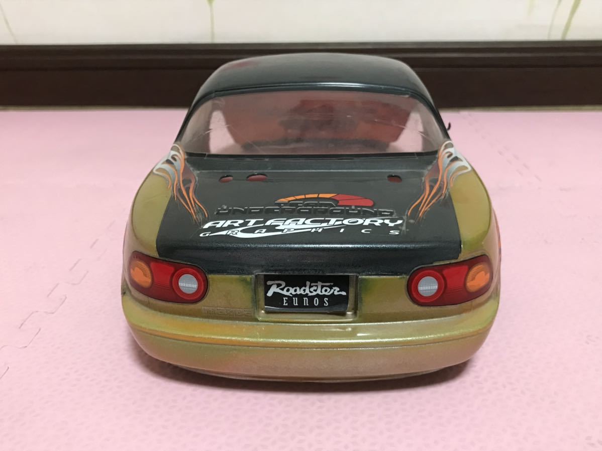 送料無料　Mシャーシ用　ユーノス　ロードスター　ラジコンボディ　タミヤ TAMIYA EUNOS ROADSTER RC BODY