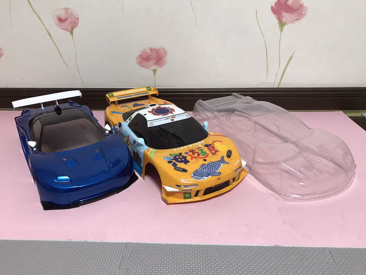 送料無料 1/10 ホンダ NSX レーシングカー ラジコンボディ 3台 送料無料 1/10 ホンダ NSX レーシングカー ラジコンボディ 3台