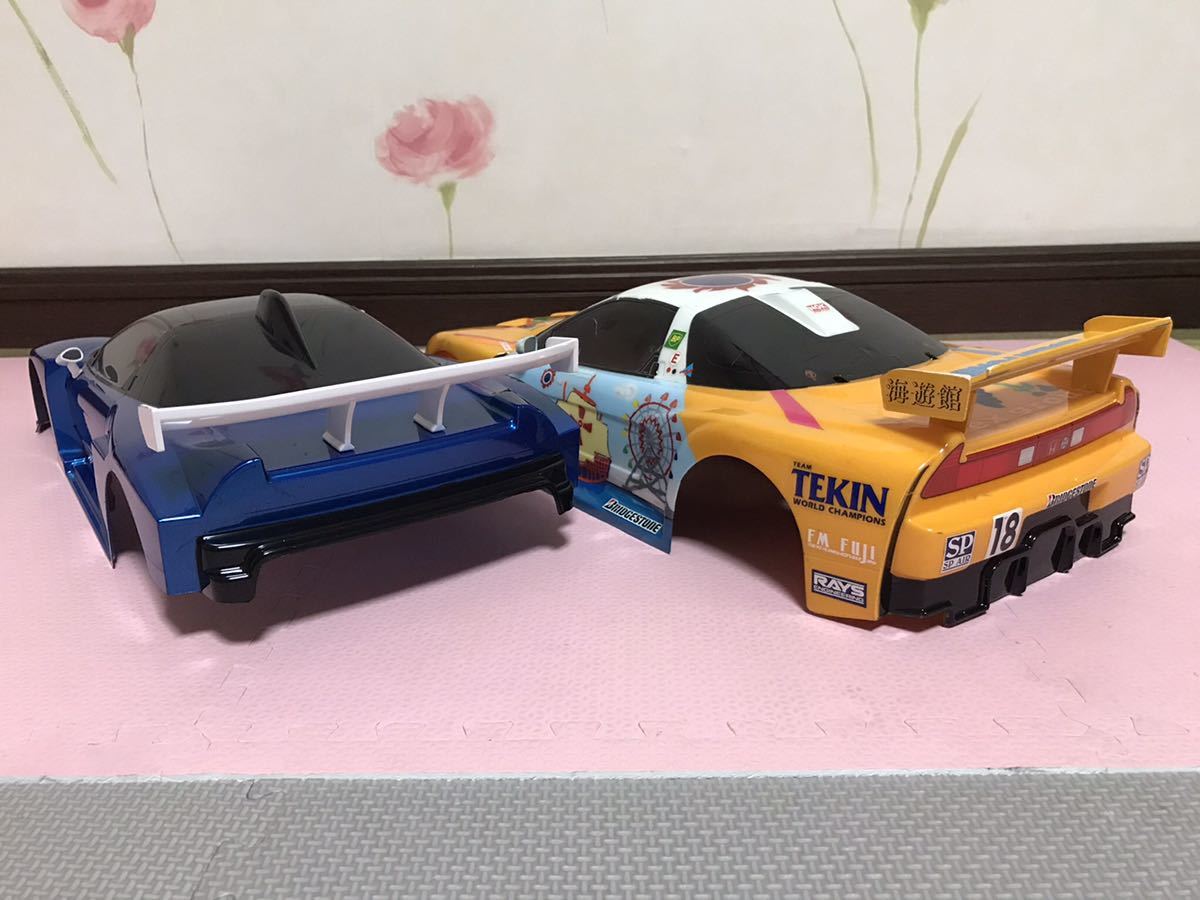送料無料 1/10 ホンダ NSX レーシングカー ラジコンボディ 3台 送料無料 1/10 ホンダ NSX レーシングカー ラジコンボディ 3台