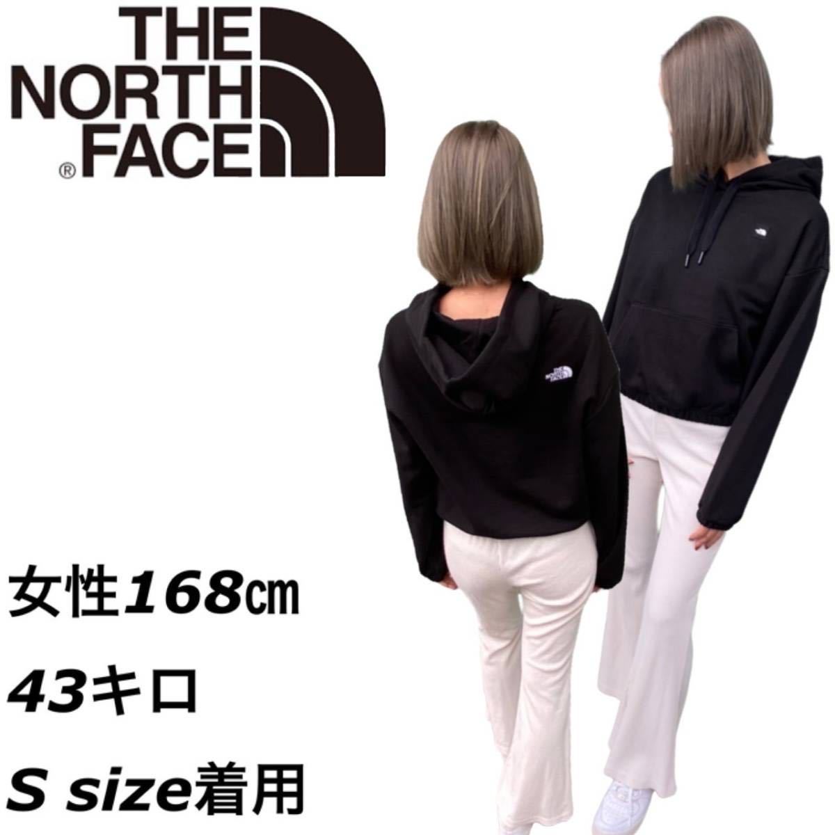 ザ ノースフェイス パーカー ホワイトレーベル 韓国 NM5PM80 ミディアム丈 フーディー 黒 Mサイズ THE NORTH FACE W CURTIN HOODIE 新品_画像2