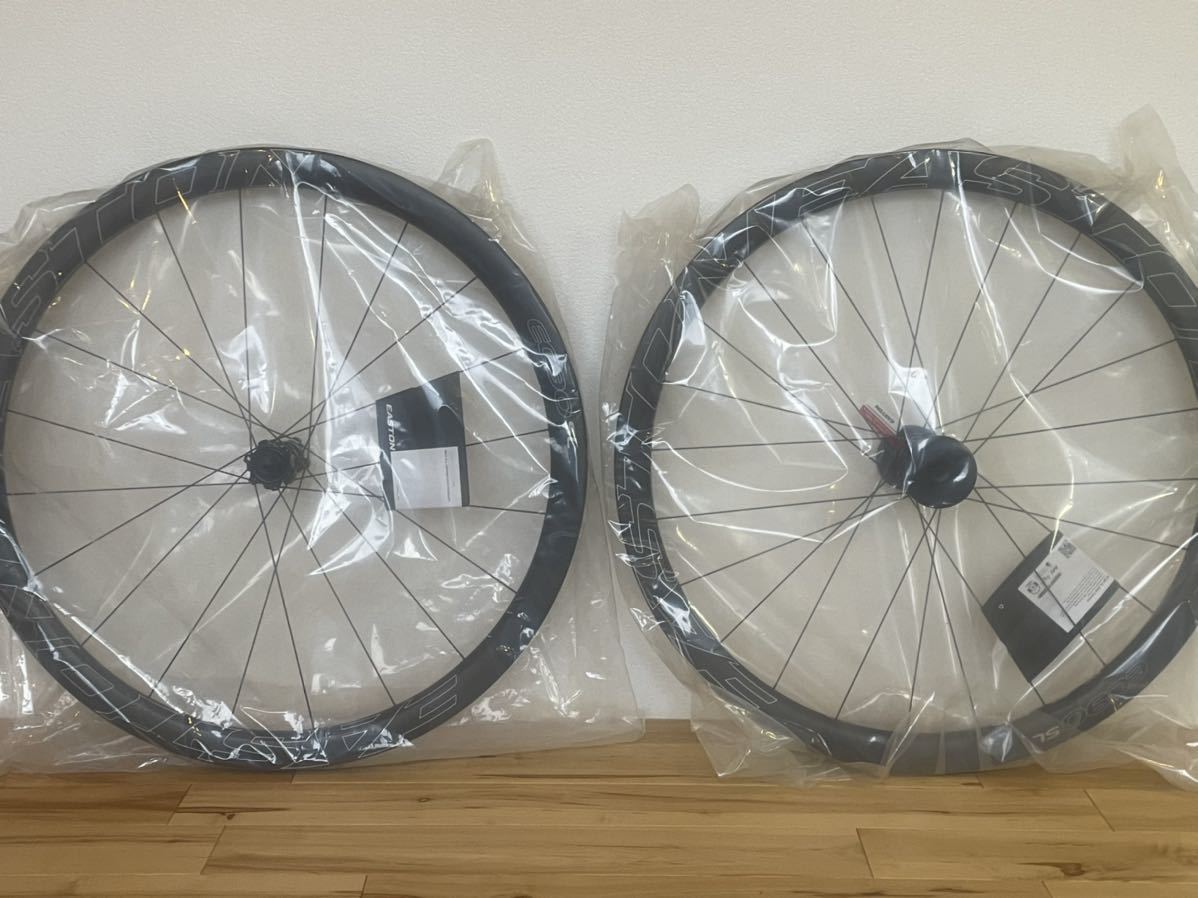 □□ EASTON EC90 SL DISC チューブラーホイール前後セット QR仕様