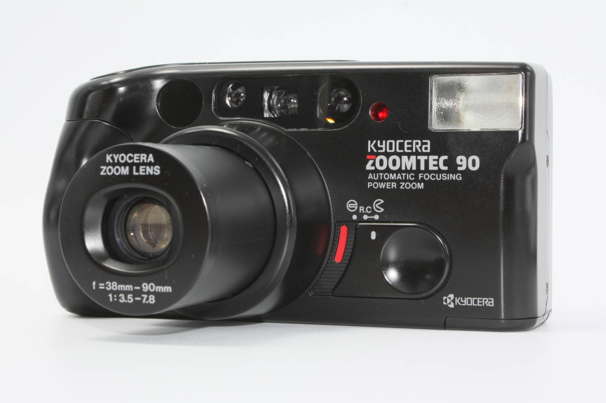 【1円 売り切り】 KYOCERA ZOOMTEC 90 京セラ コンパクトフィルムカメラ #186の画像6