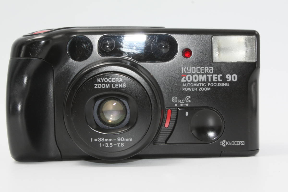 【1円 売り切り】 KYOCERA ZOOMTEC 90 京セラ コンパクトフィルムカメラ #186の画像3