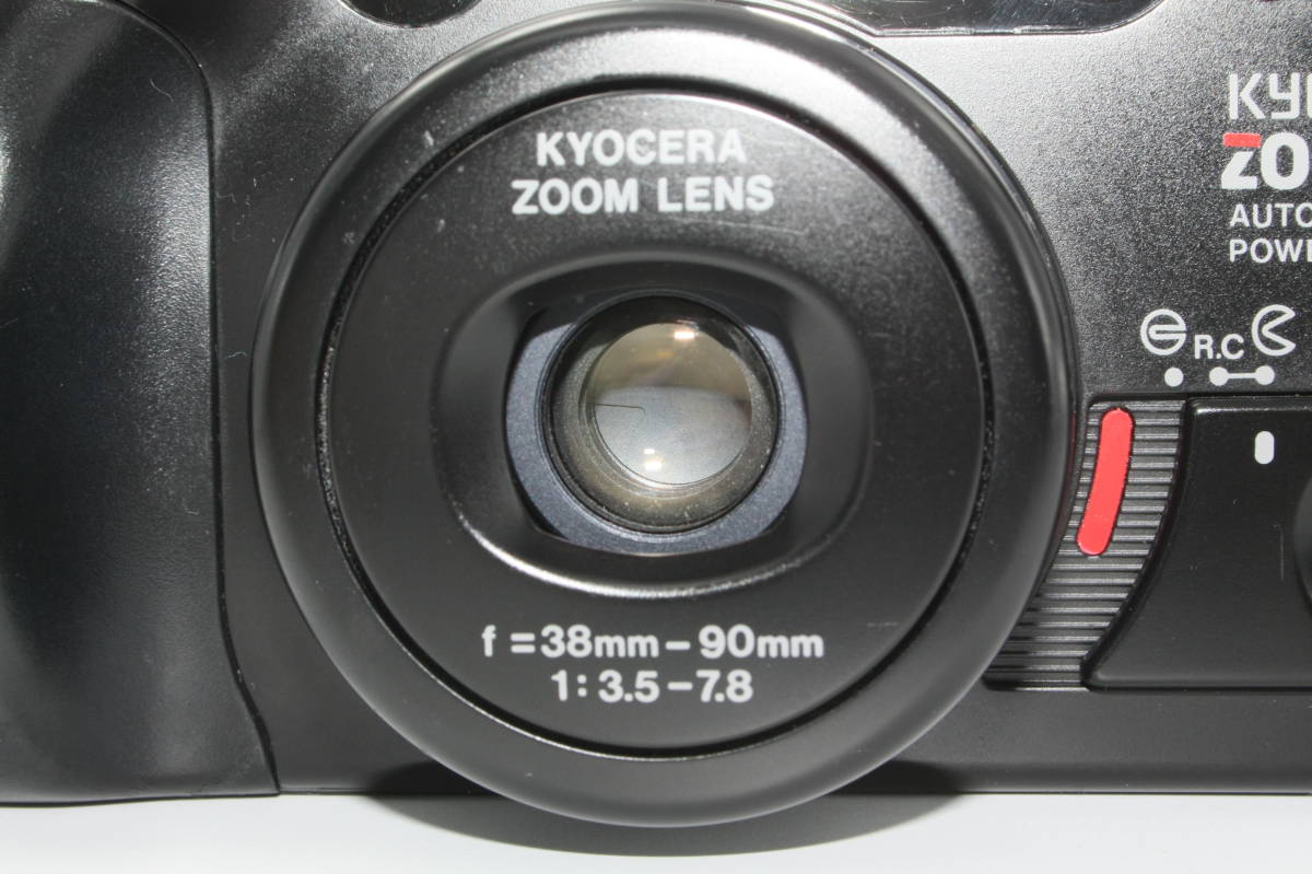 【1円 売り切り】 KYOCERA ZOOMTEC 90 京セラ コンパクトフィルムカメラ #186の画像9