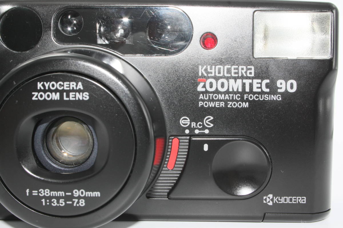 【1円 売り切り】 KYOCERA ZOOMTEC 90 京セラ コンパクトフィルムカメラ #186の画像10