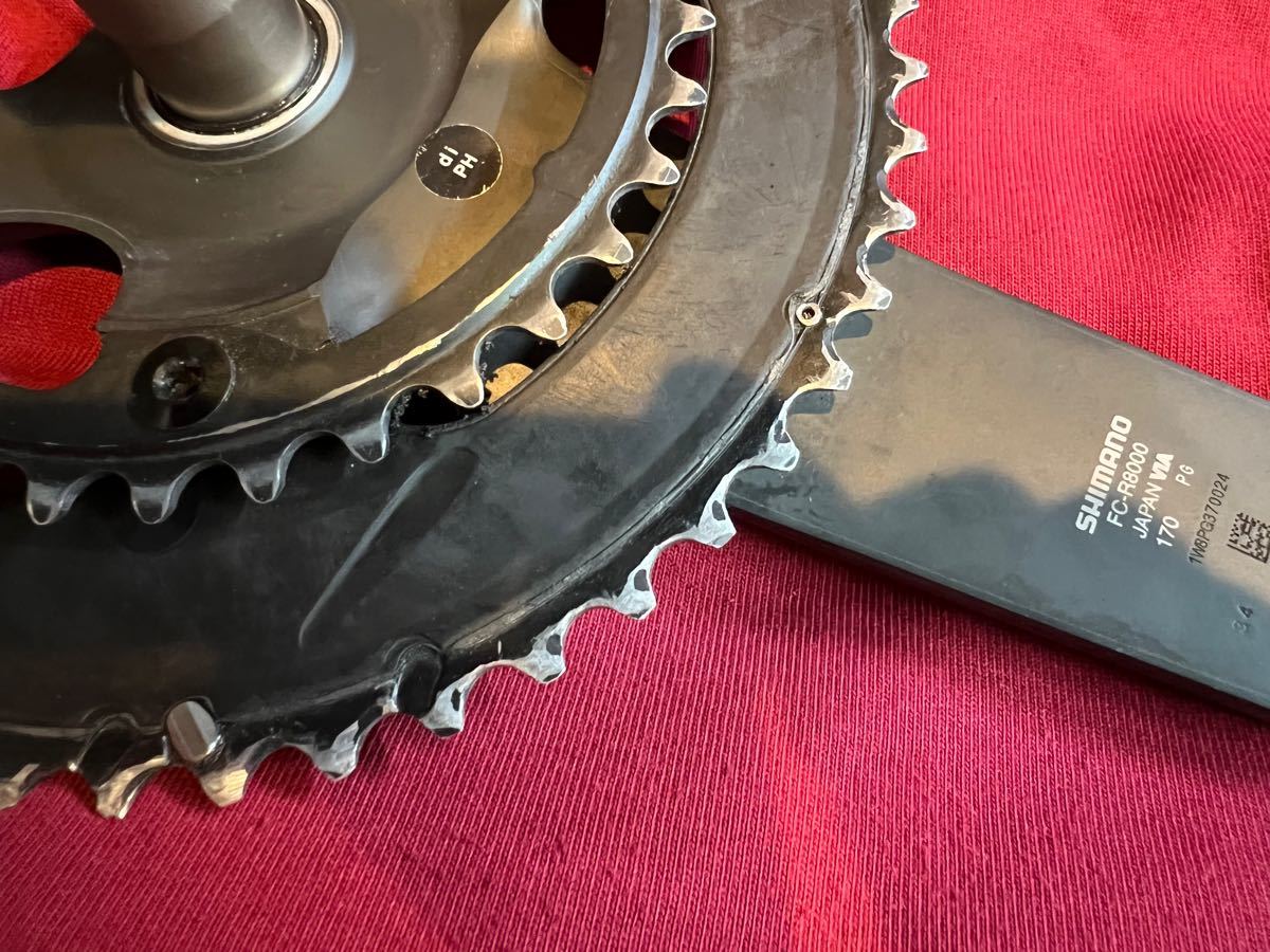 SHIMANO ULTEGRA FC-R8000 4iii パワーメーター 左のみ　シマノ アルテグラ 170mm 50/34