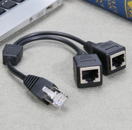 RJ45ネットワークスプリッタアダプタケーブル