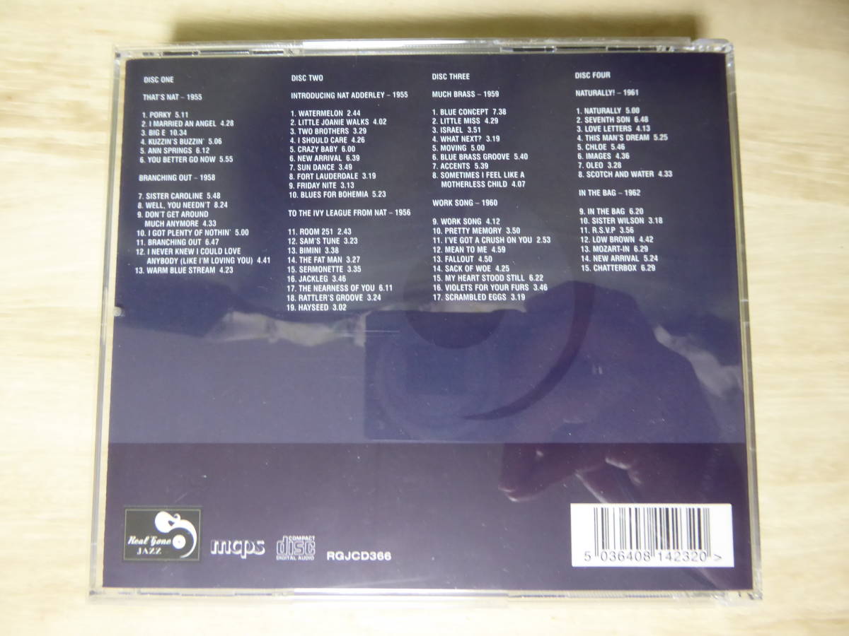 [m9231y c] 美品(リマスター4CD) ナット・アダレイ / Eight Classic Albums(8LP分収録)　輸入盤　NAT ADDERLEY_画像2