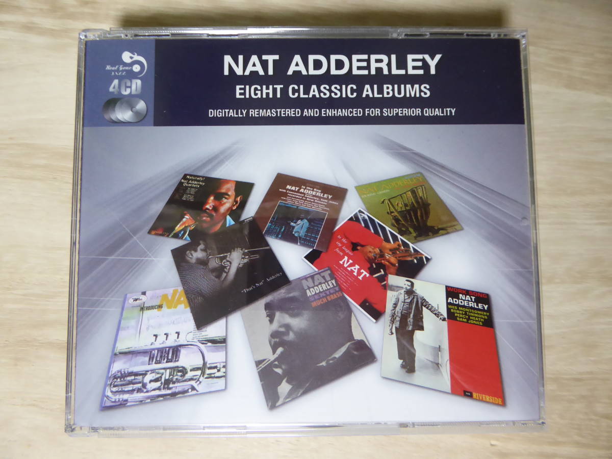 [m9231y c] 美品(リマスター4CD) ナット・アダレイ / Eight Classic Albums(8LP分収録)　輸入盤　NAT ADDERLEY_画像1