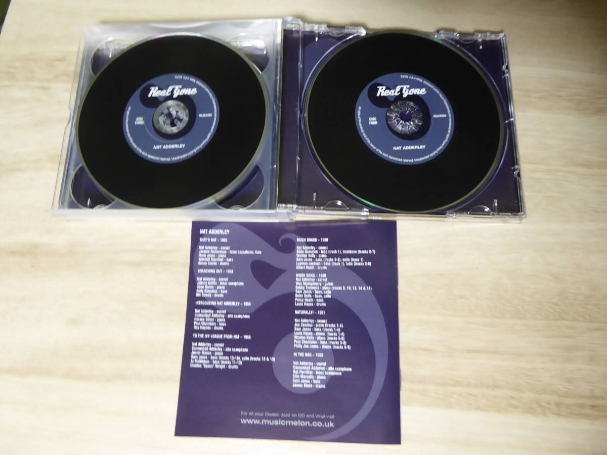[m9231y c] 美品(リマスター4CD) ナット・アダレイ / Eight Classic Albums(8LP分収録)　輸入盤　NAT ADDERLEY_画像5