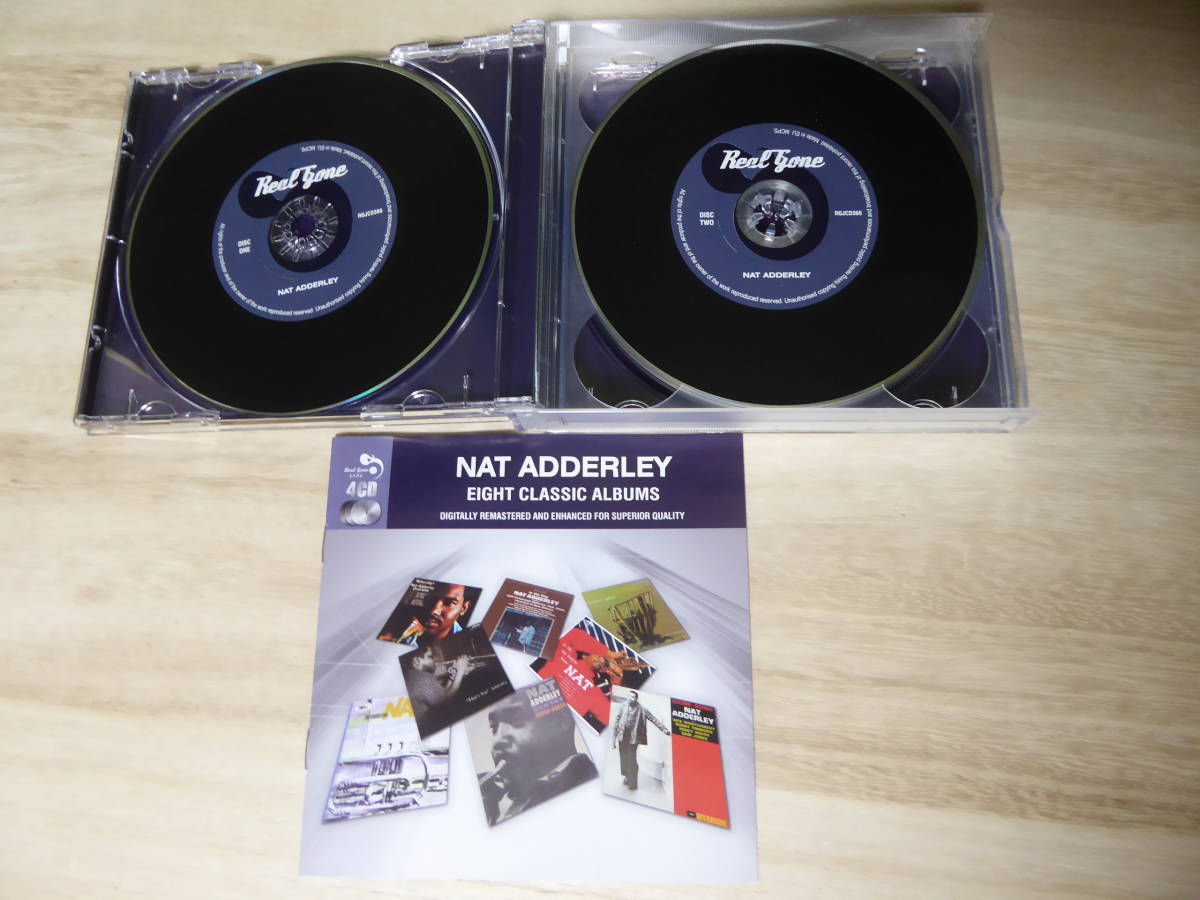 [m9231y c] 美品(リマスター4CD) ナット・アダレイ / Eight Classic Albums(8LP分収録)　輸入盤　NAT ADDERLEY_画像4