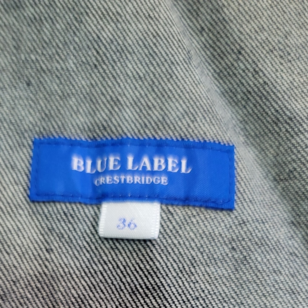 美品】バーバリーブルーレーベル デニムワンピース ノバチェック