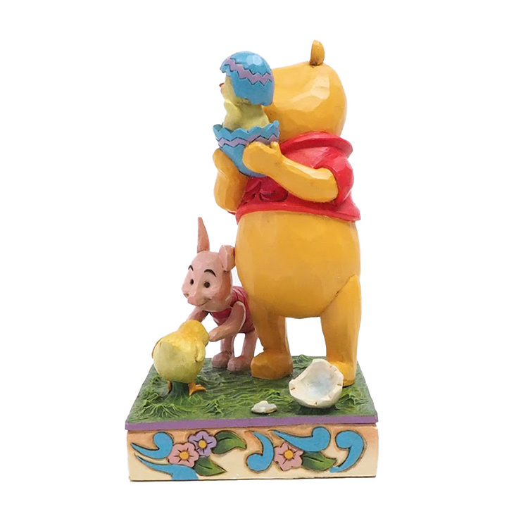 ディズニー プー＆ピグレット ウィズ チック フィギュア 高さ13.5cm くまのプーさん JIM SHORE enesco D_画像4