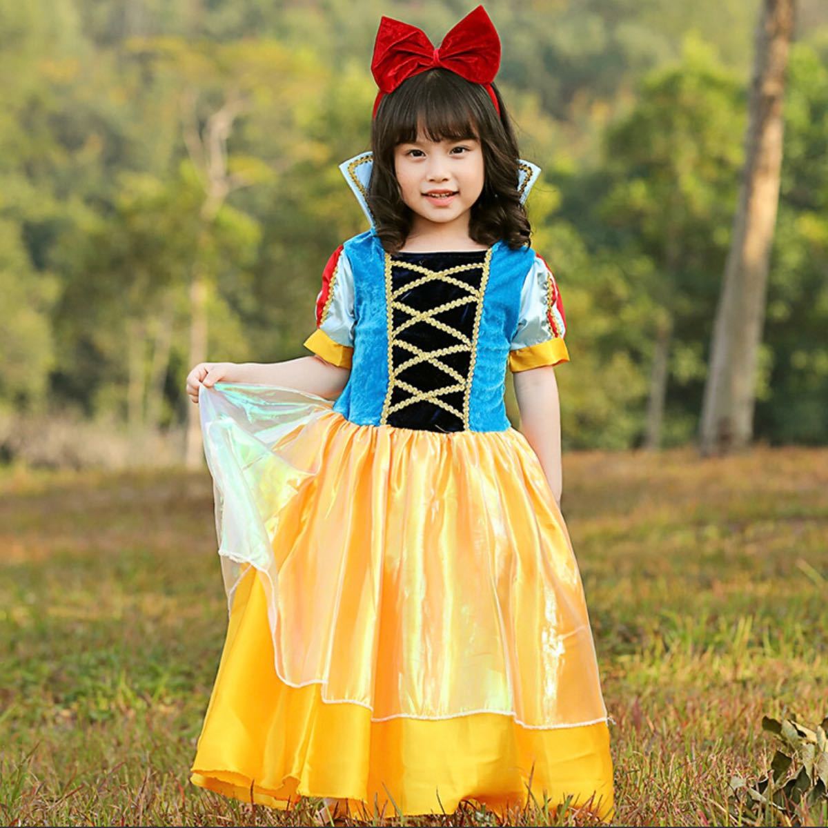 和風 白雪姫 コスプレ プリンセス 可愛い 子供服 ドレス 通販