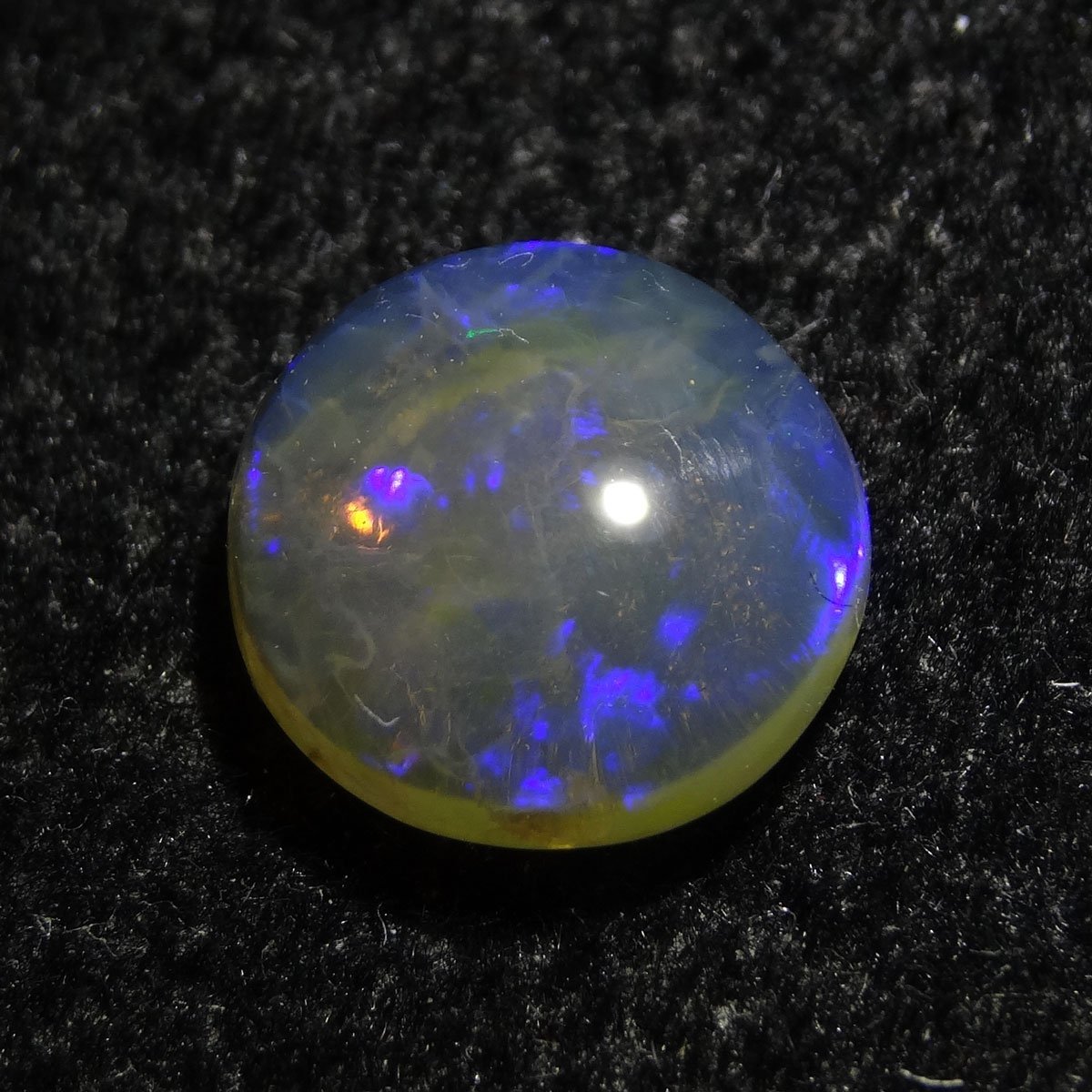[ товары по специальной цене ] натуральный black opal разрозненный примерно 1.6ct лаванда crystal серия подсветка гребень производство номер товара :2210223