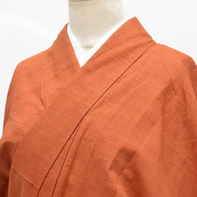 【ラッピング無料】 結城紬 正絹 仕立て上がり 女性 裄66.5cm 身丈168cm 茶色系 mm2454b 結城紬 【ラッピング無料】 結城紬 正絹 仕立て上がり 女性 裄66.5cm 身丈168cm 茶色系 mm2454b 結城紬