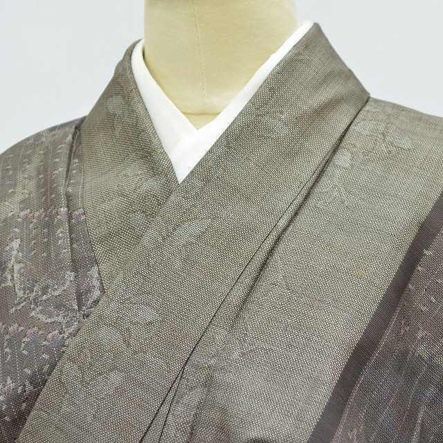 【逸品】 身丈157.3cm つむぎ 泥染め リサイクル着物 仕立て上がり 正絹 大島紬 裄丈64cm qq1328b 特品★★★★ 蝶文様 茶色系 大島紬 【逸品】 身丈157.3cm つむぎ 泥染め リサイクル着物 仕立て上がり 正絹 大島紬 裄丈64cm qq1328b 特品★★★★ 蝶文様 茶色系 大島紬