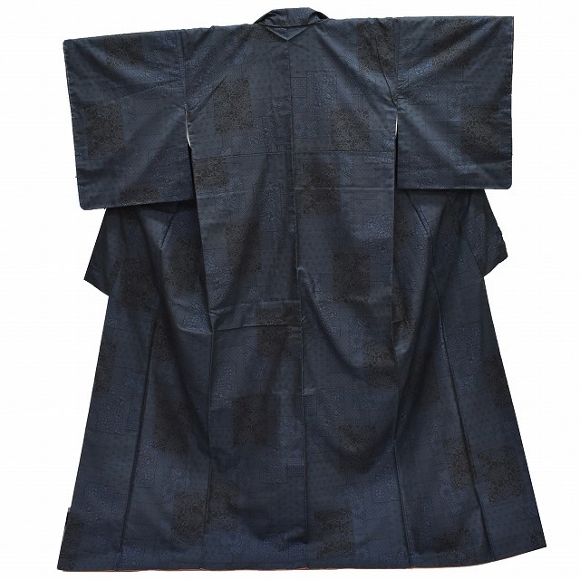 大島紬 リサイクル着物 正絹 仕立て上がり つむぎ rr1529b 着物ひととき