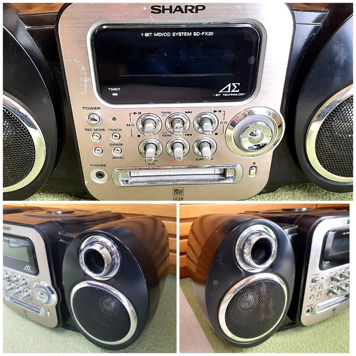 SHARP SD-FX20 1ビットMD/CDシステム|Yahoo!フリマ(旧PayPay SHARP SD-FX20 1ビットMD/CDシステム|Yahoo!フリマ(旧PayPay