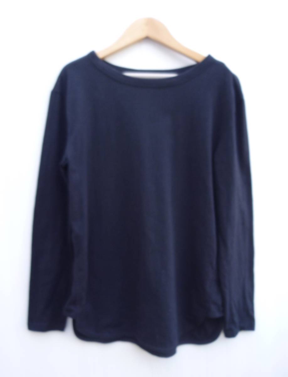 GAP ★ギャップ　綿100％です♪ 長袖クルーネックＴシャツ　XSサイズ　　★Q9_画像1