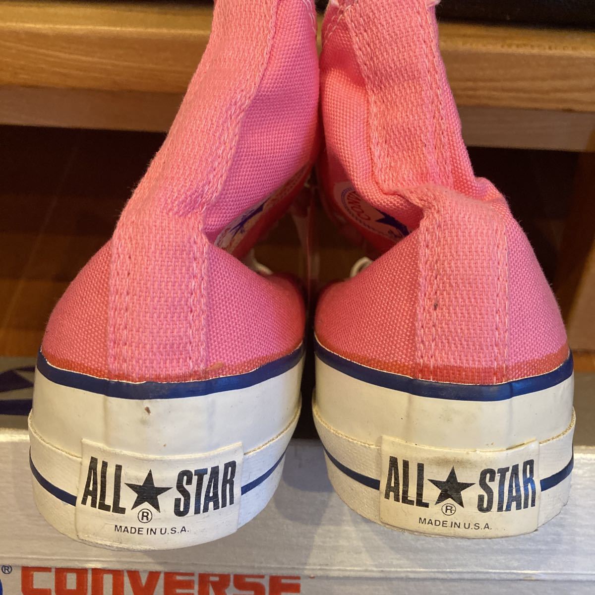 お得特価】 CONVERSE - 80s 銀箱 デッドストック USA オールスター