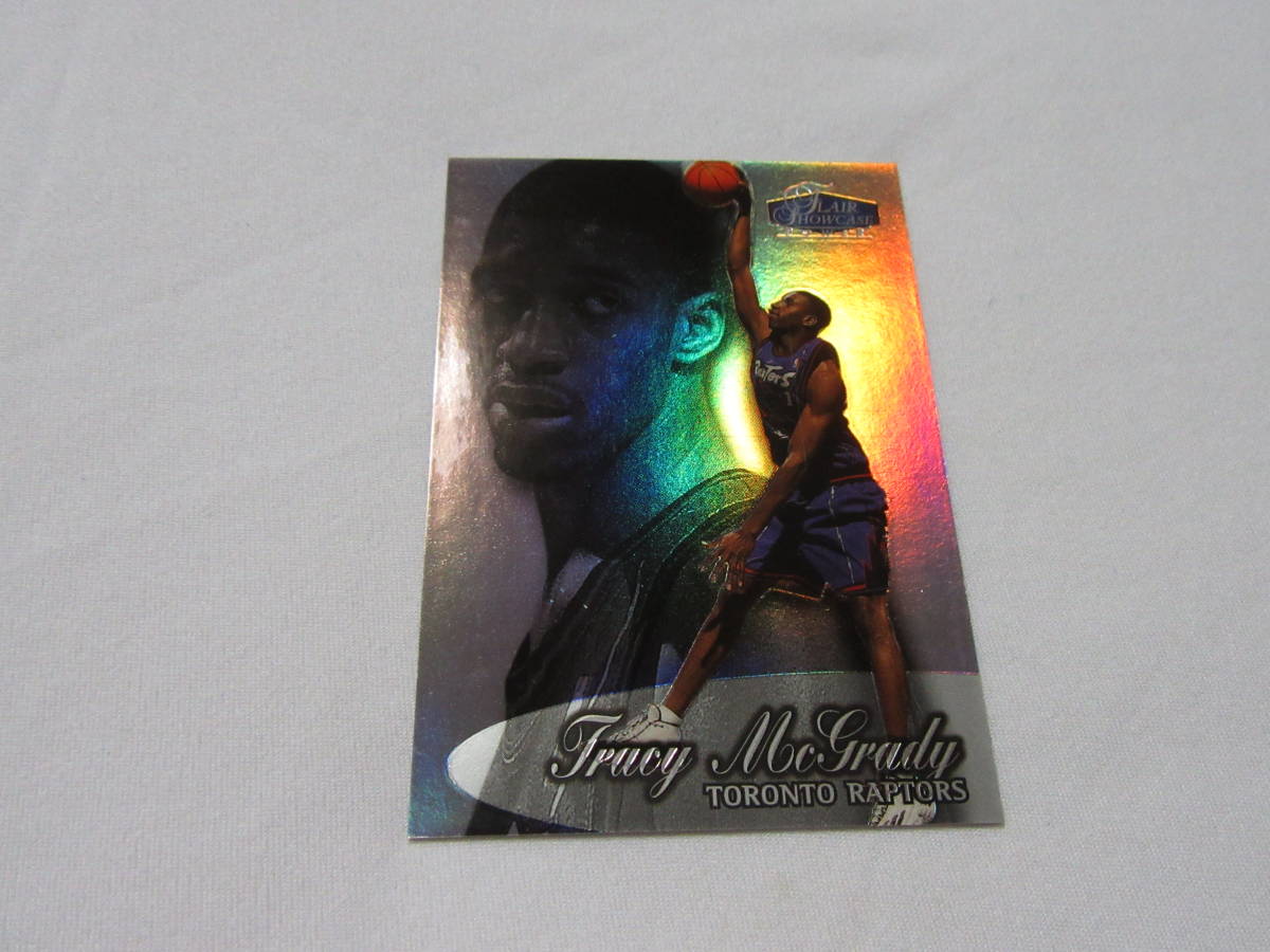TRACY McGRADY　トレーシー・マグレディ―　激レア　ホログラムカード　1999　FLEER SHOWCASE POWER　ラプターズ_マグレディ―　希少ホログラムカード