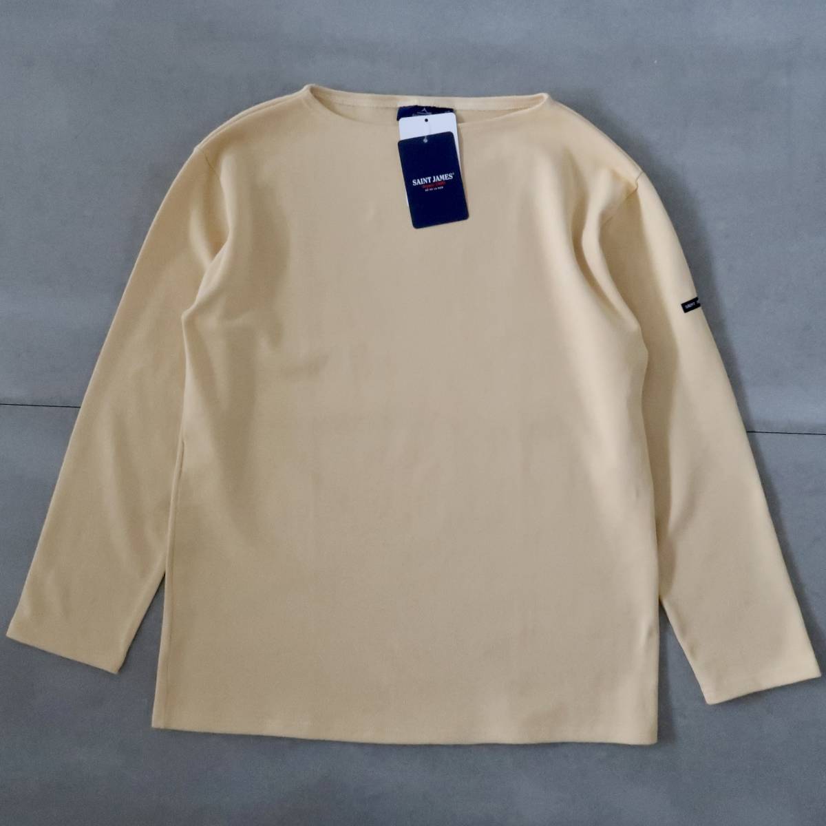 未使用 SAINT JAMES ウェッソン ソリッドトパーズ バスクシャツ 未使用 SAINT JAMES ウェッソン ソリッドトパーズ バスクシャツ