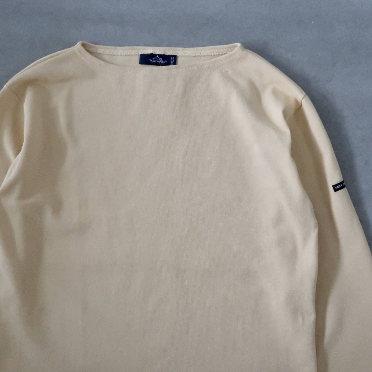 未使用 SAINT JAMES ウェッソン ソリッドトパーズ バスクシャツ 未使用 SAINT JAMES ウェッソン ソリッドトパーズ バスクシャツ