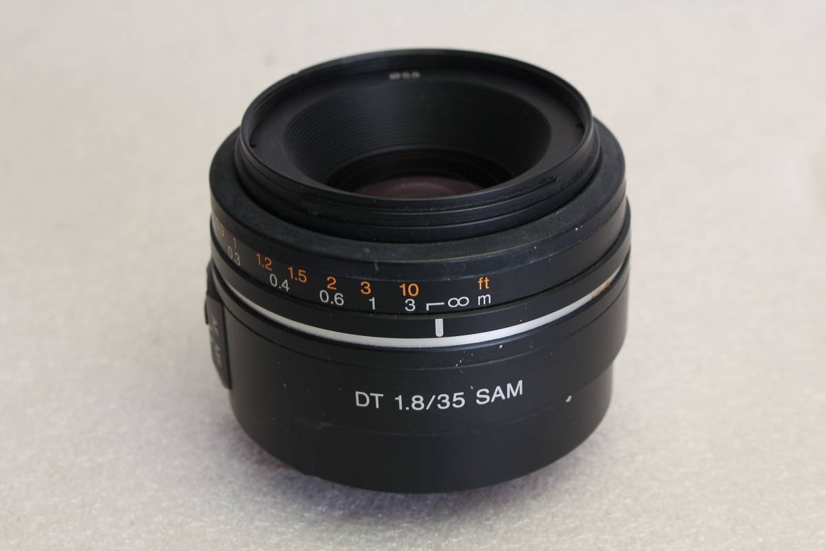 送料520円。作動未確認。ソニーSONY DT 35mm F1.8 SAM 。 管理B8