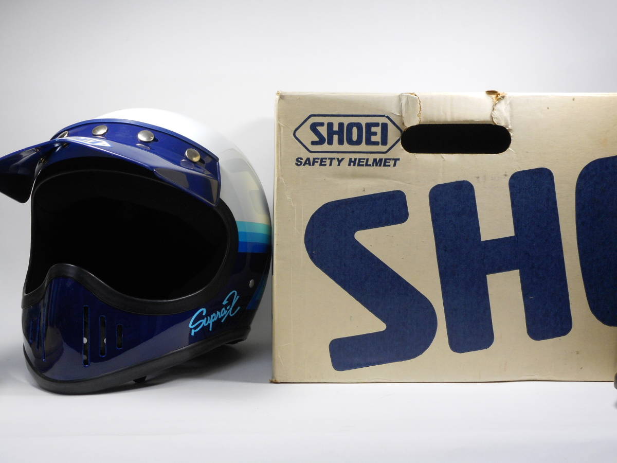 美品!80s SHOEI EX-3 SUPRA-X フルフェイスヘルメット L オリジナル