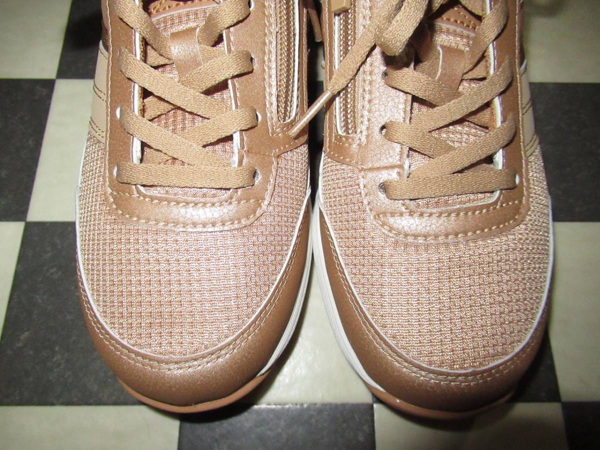 * Mizuno * beautiful goods yuudoumi-/YUDO Me walking shoes amber pair width :3E inside side fastener attaching 