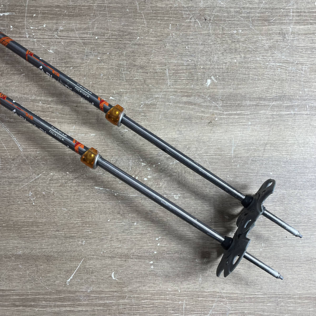 Black Diamond トレッキングポール traverse flicklock 約95～130cm 登山 ストック ブラックダイアモンド トラバース フリックロック 菊HG_画像3