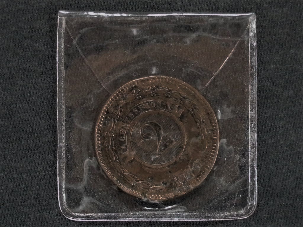 ◆パラグアイ◆2CENTESIMOS◆銅貨◆1870年_画像3