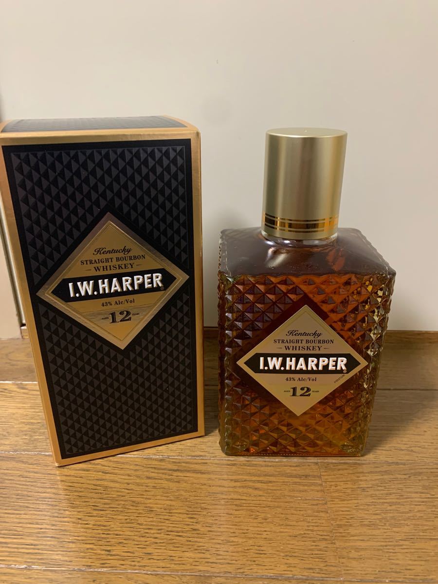 希少終売品】I.W.HARPER12年 IWハーパー12年 未開封-